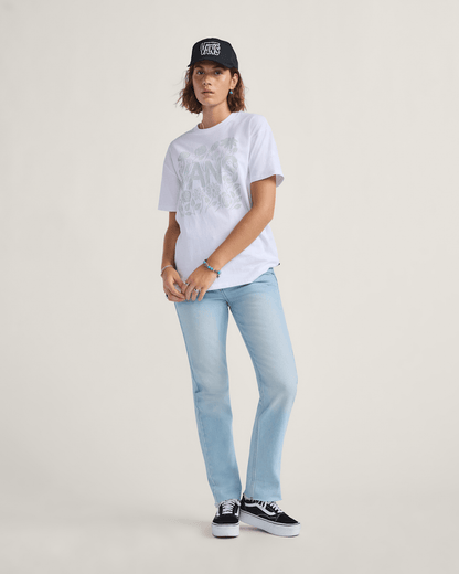 Annabelle Pants in Light Stonewash Blue | Vans on sale