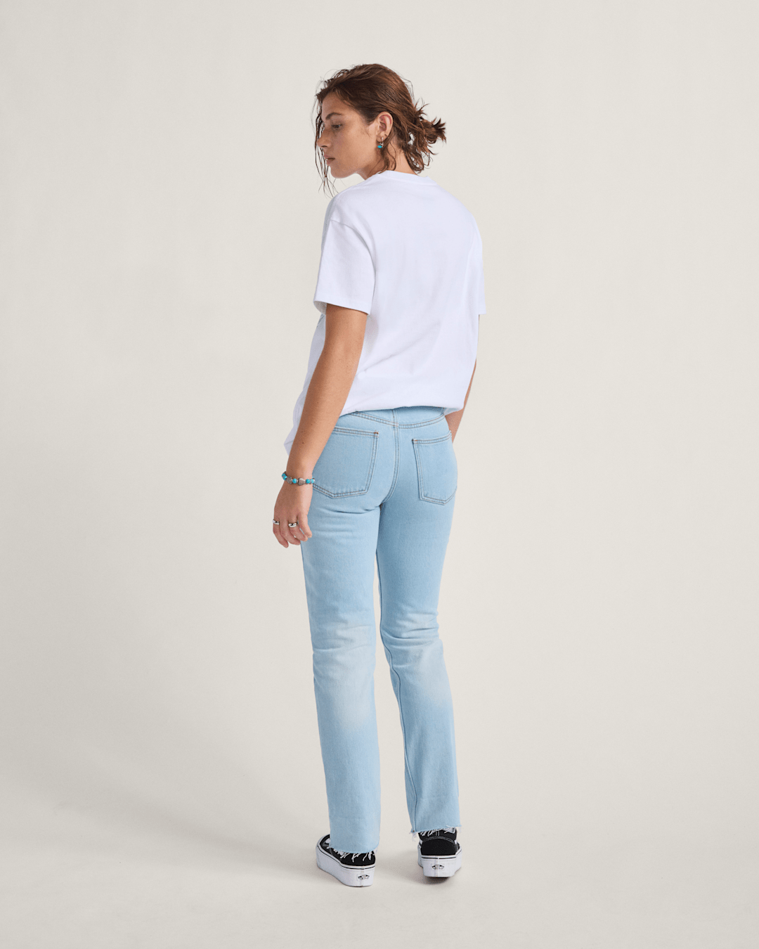 Annabelle Pants in Light Stonewash Blue | Vans on sale