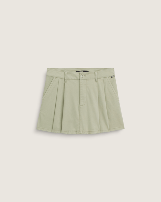 Authentic Chino Mini Skirt in Soft Sage Green | Vans near me