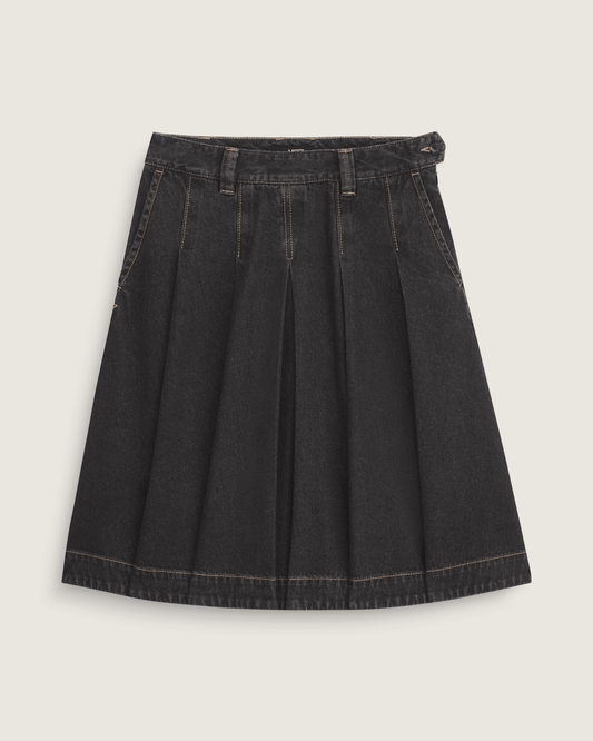 Authentic Chino Denim Skirt in Rinse Black | Vans online