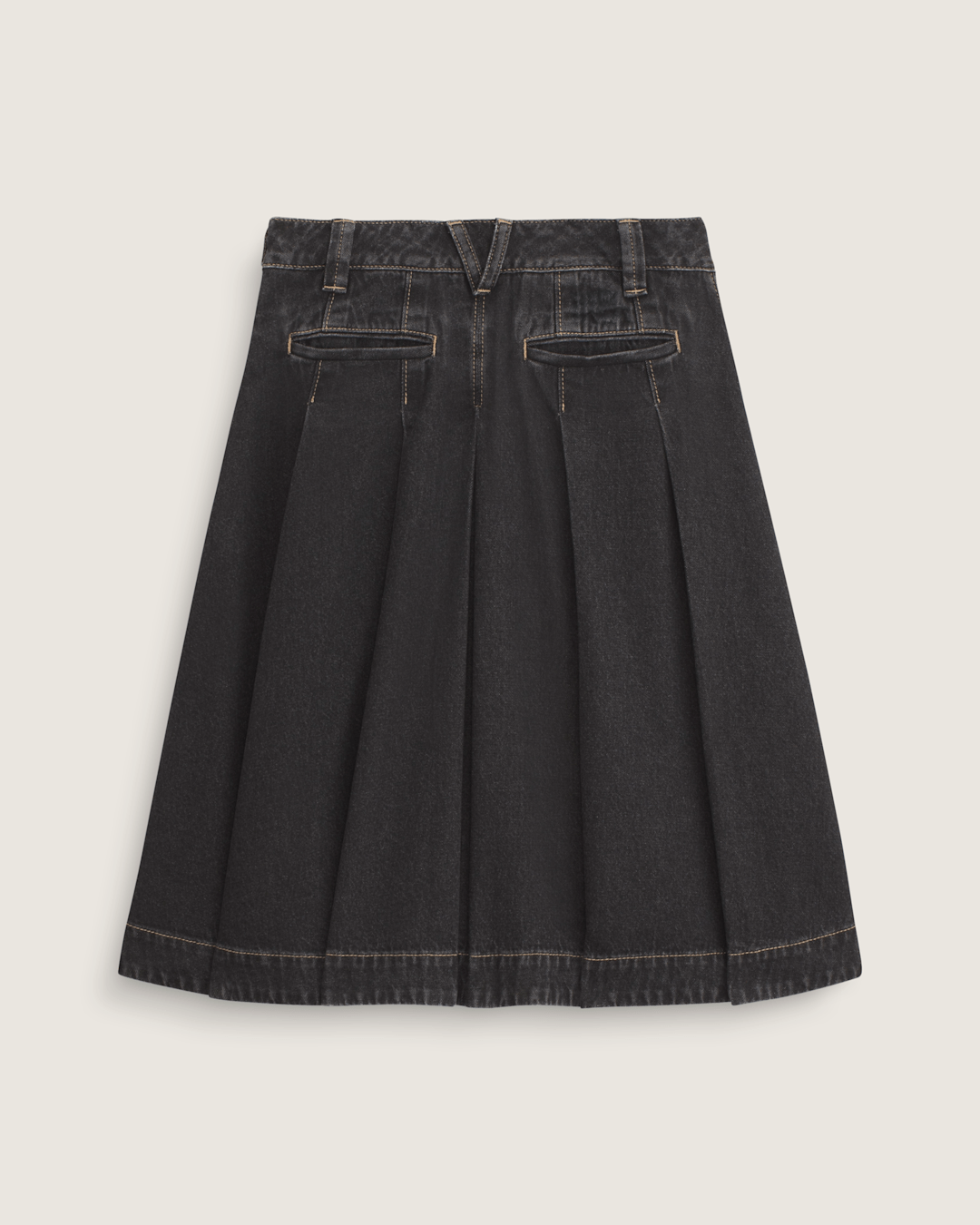 Authentic Chino Denim Skirt in Rinse Black | Vans online
