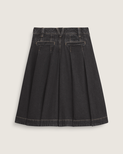 Authentic Chino Denim Skirt in Rinse Black | Vans online