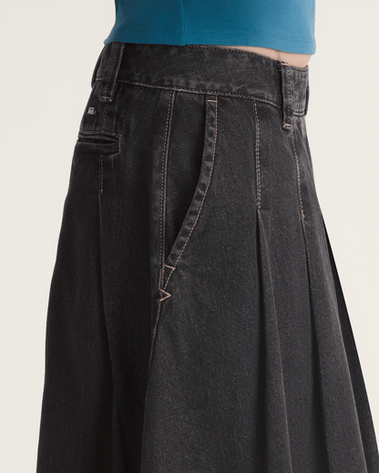 Authentic Chino Denim Skirt in Rinse Black | Vans online