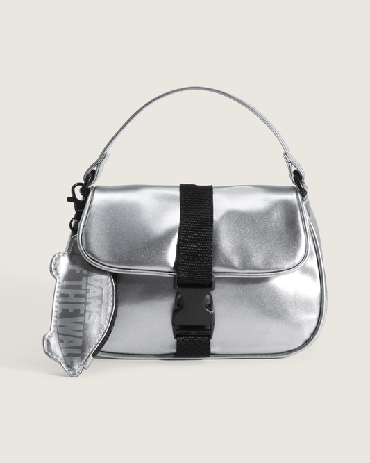 Hooked On Mini Bag in Silver Grey | Vans outlet