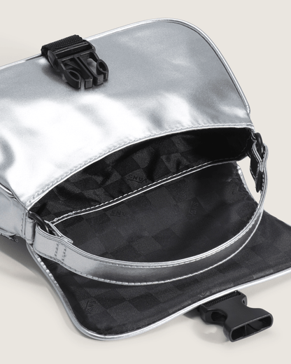 Hooked On Mini Bag in Silver Grey | Vans outlet