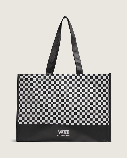 Checkerboard Reusable Tote Bag in Checkerboard Black | Vans on sale
