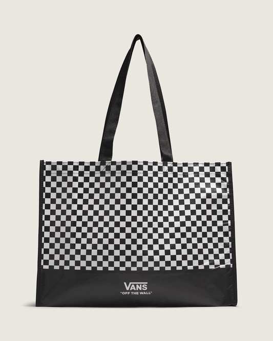 Checkerboard Reusable Tote Bag in Checkerboard Black | Vans on sale