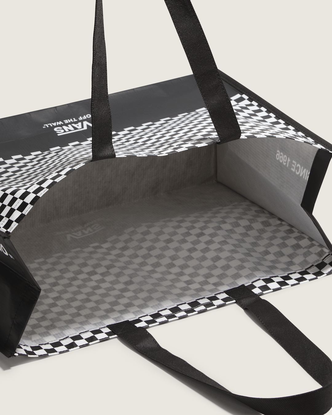 Checkerboard Reusable Tote Bag in Checkerboard Black | Vans on sale