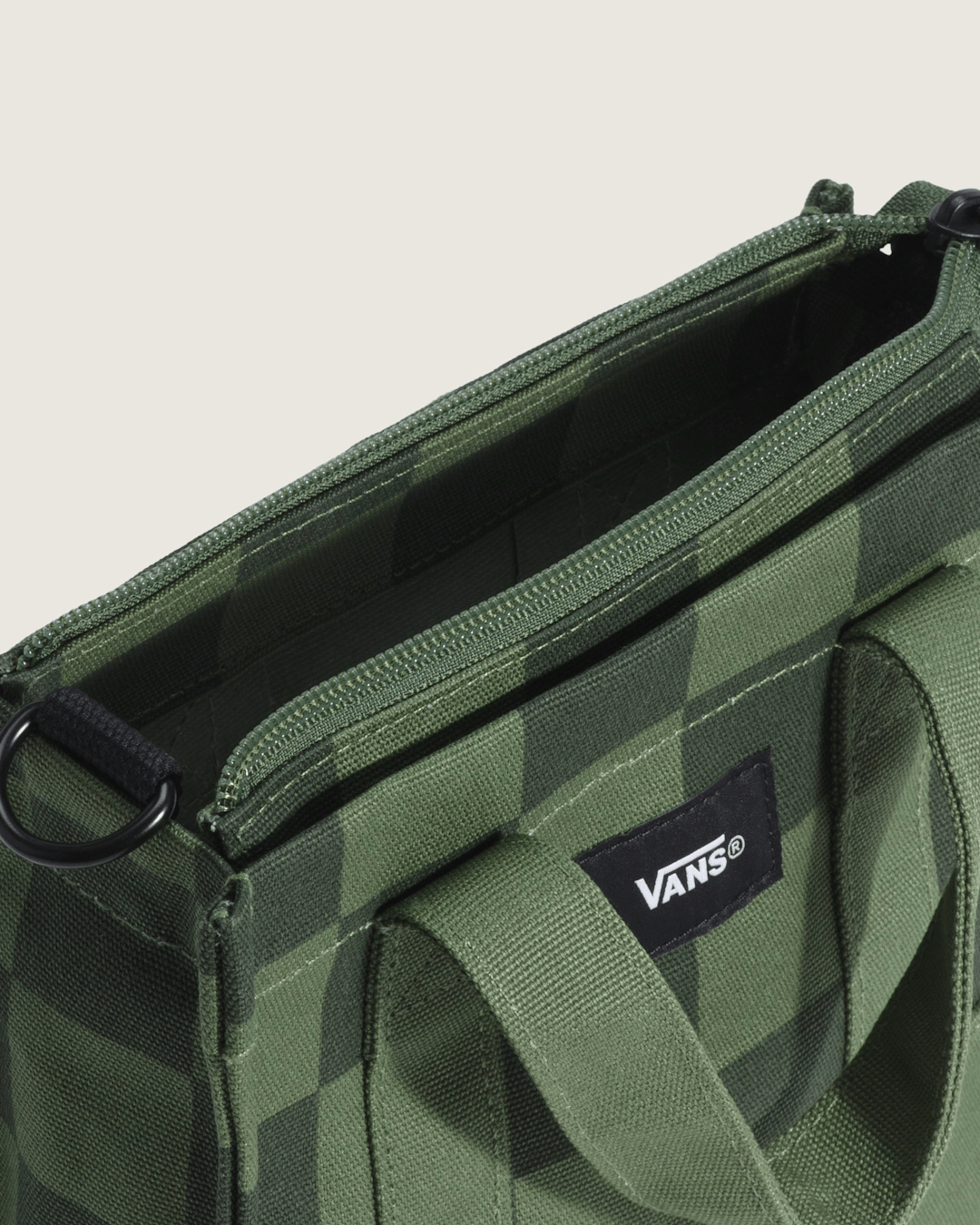 Lil Pergs Tote Bag in Checkerboard Pine Forest Green | Vans outlet