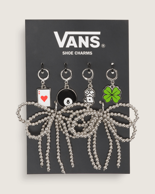 Vans Ws Lucky Shot Shoe Charm Set in Green / Black / White | Vans near me