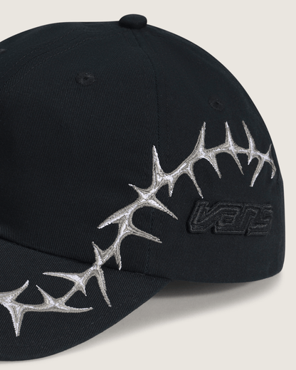 Thorn Jockey Hat in Black | Vans outlet