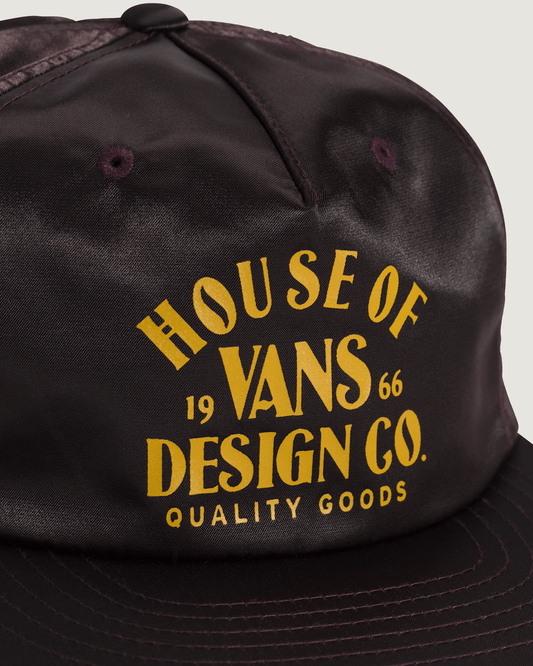 Vans HOV Snapback Hat in Dark Port Red | Vans on sale