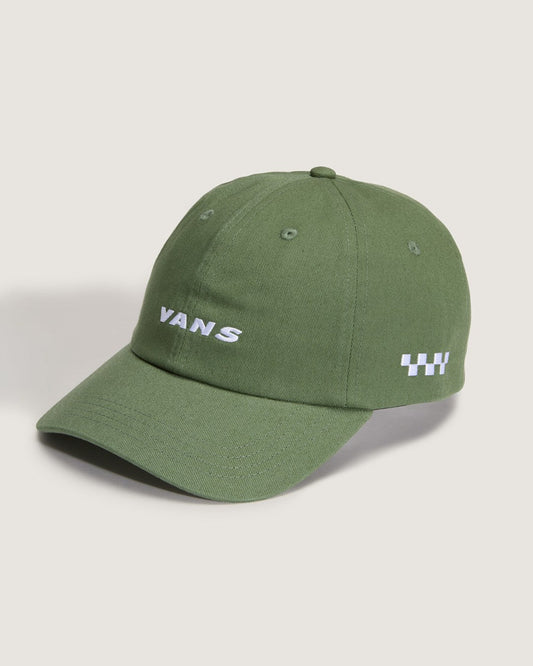 Checkerboard Side Snapback Hat in Pine Forest Green | Vans discount