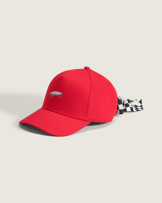Bow Back Hat in Racing Red | Vans sale