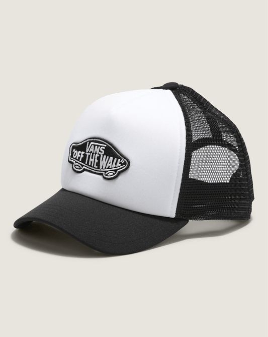 Kids Classic Patch Trucker Hat in Black / White | Vans discount
