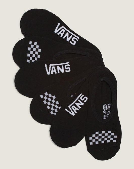 Classic Canoodle Socks 3-Pack in Black / White | Vans discount