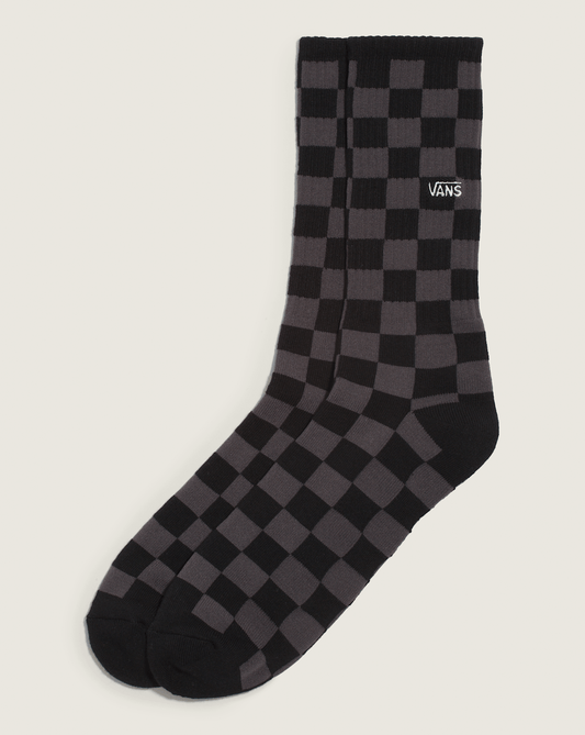 Checkerboard Crew Socks in Checkerboard Black / Charcoal | Vans near me