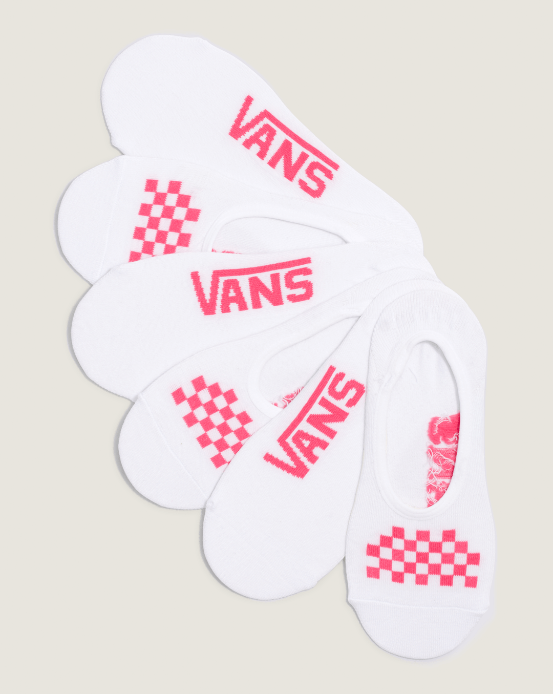 Classic Canoodle Socks 3-Pack in White / Wild Orchid Pink | Vans online