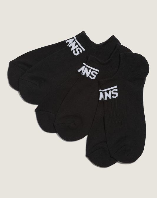 Kids Classic Kick Socks 3-Pack in Black | Vans online