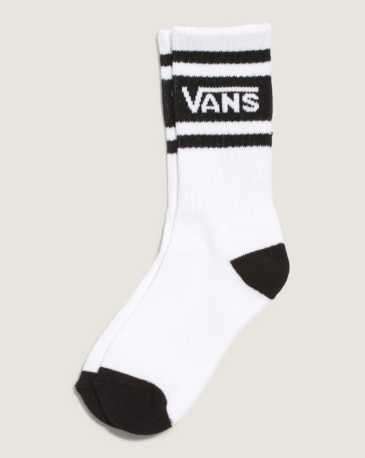 Kids Vans Drop V Crew Socks in Black | Vans on sale