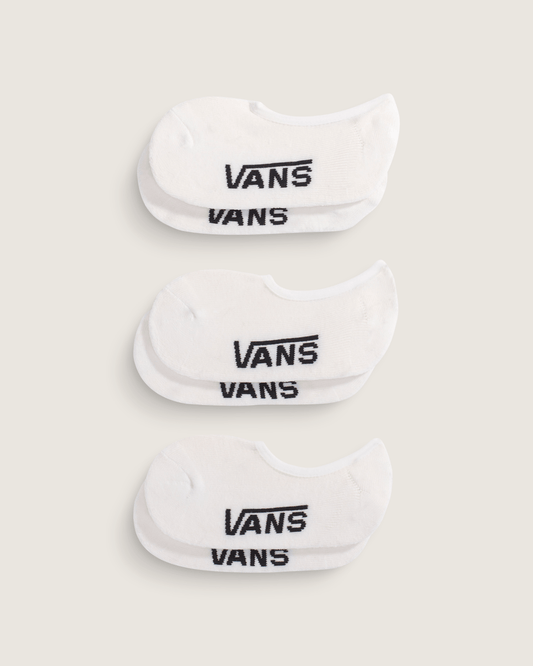 Kids Classic No Show Socks 3-Pack in White | Vans near me