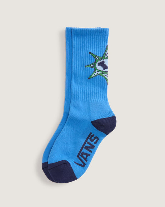 Kids Ticker Crew Socks in Tranquil Blue | Vans sale