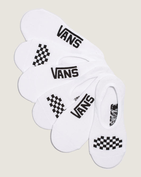 Kids Classic Canoodle Socks 3-Pack in White / Black | Vans on sale