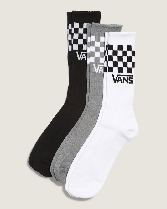 Kids Checkerboard Crew Socks in Checkerboard Black / White | Vans near me