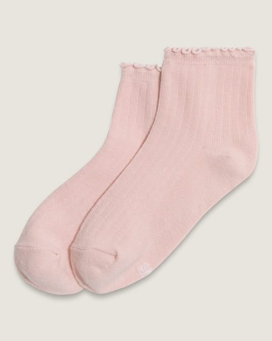Kids Lettuce Have it Half Crew Socks in Sepia Rose Pink | Vans discount