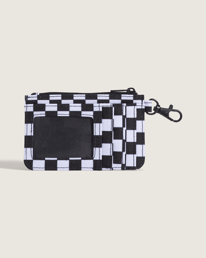 Off The Wall Zip Wallet in Black / White | Vans online