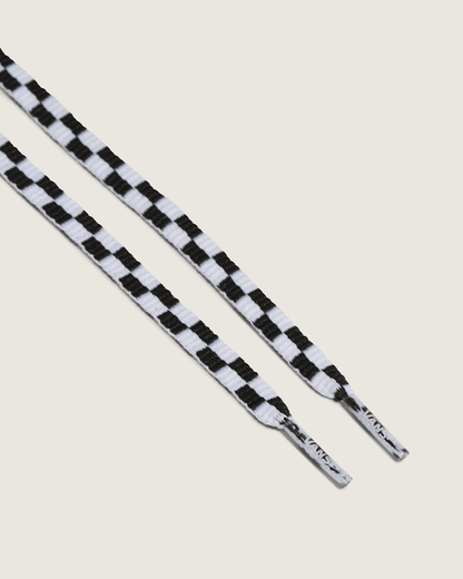 Vans 54'' Checkerboard Laces in Checkerboard Black / White | Vans on sale
