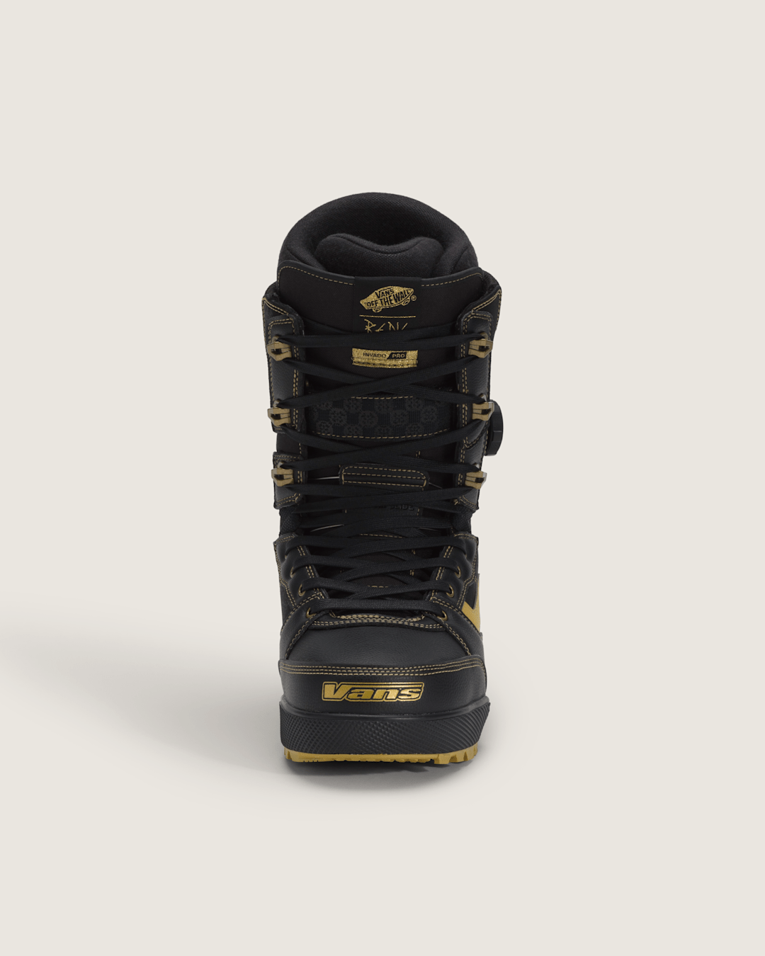 Invado Pro X Rene Rinnekangas Snowboard Boot in Black / Gold Yellow | Vans discount