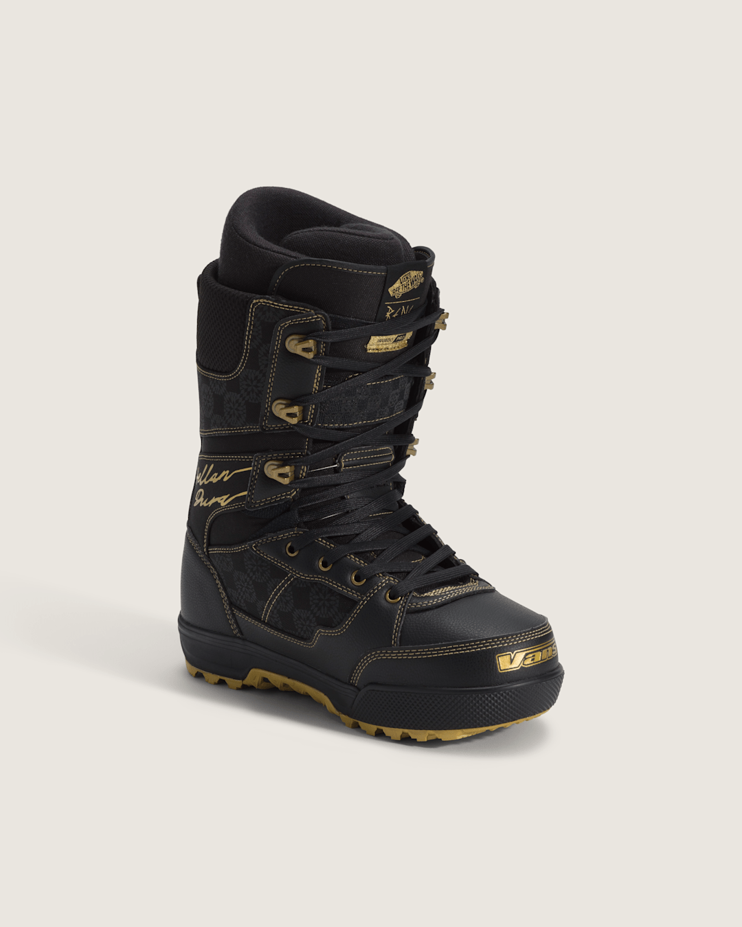 Invado Pro X Rene Rinnekangas Snowboard Boot in Black / Gold Yellow | Vans discount