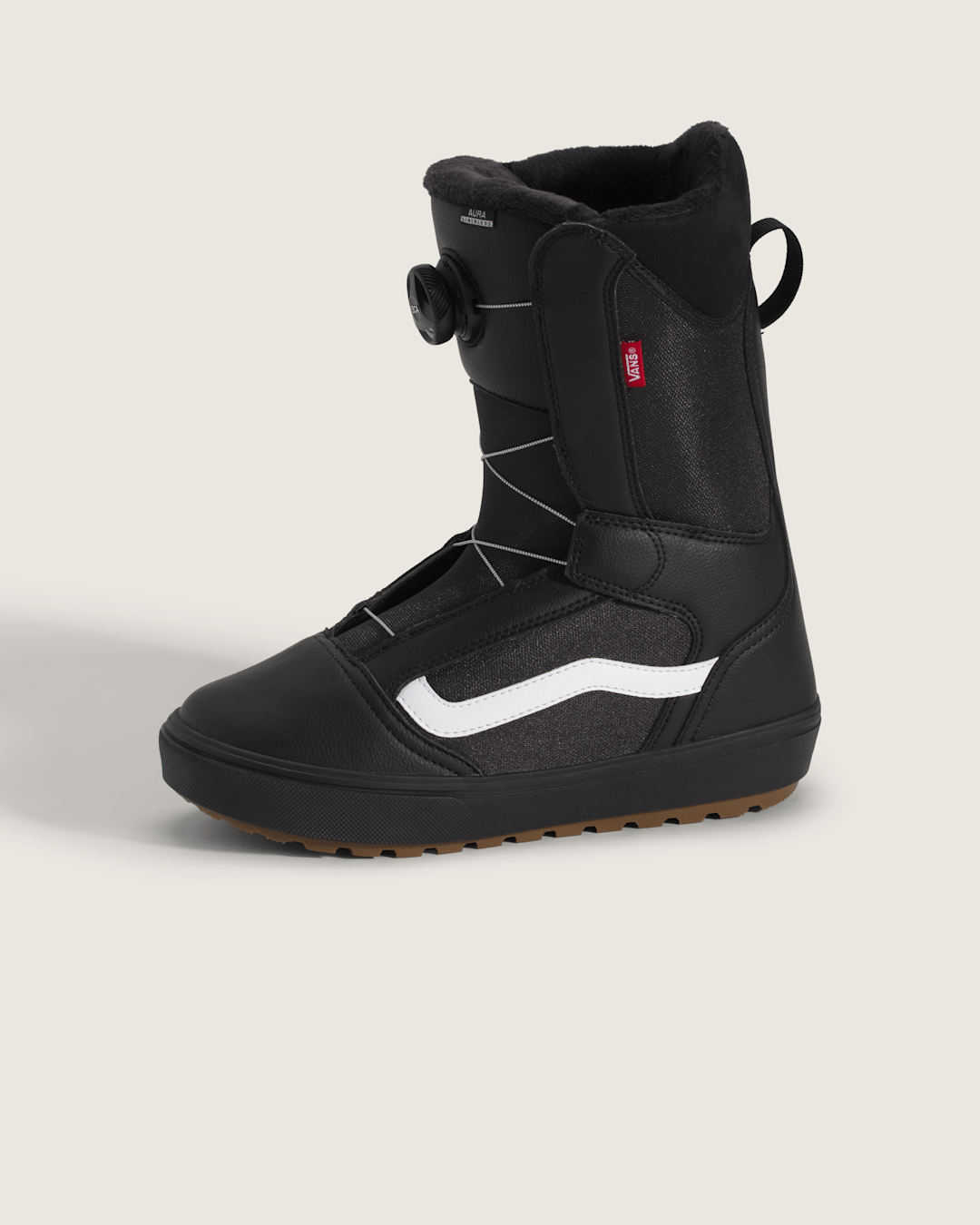 Aura Linerless Gum Snowboard Boot in Black / Gum | Vans outlet