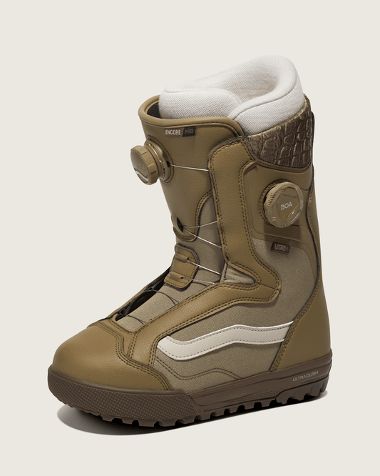 Womens Encore Pro Snowboard Boot in Olive Green / Gum | Vans sale