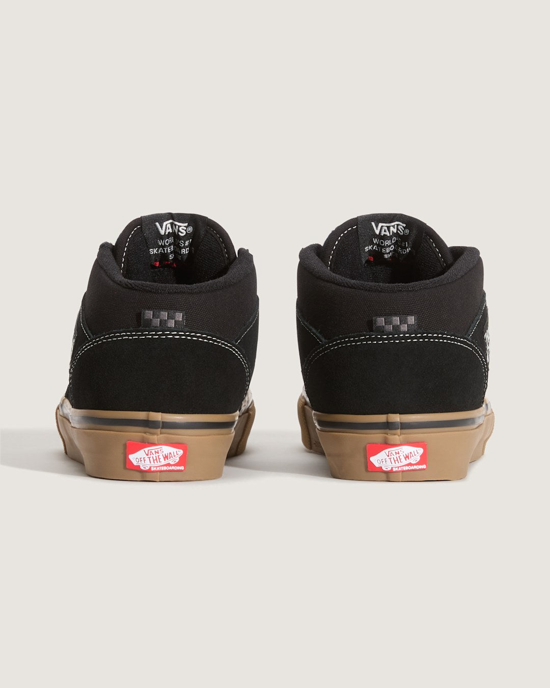 Skate Half Cab Shoe in Gum Black / White | Vans online