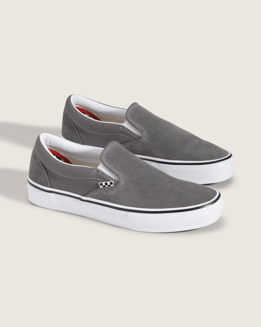 Skate Slip-On in Silver Grey | Vans discount