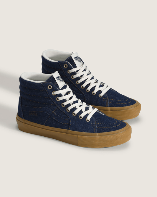 Skate Sk8-Hi Shoe in Denim Blue | Vans outlet