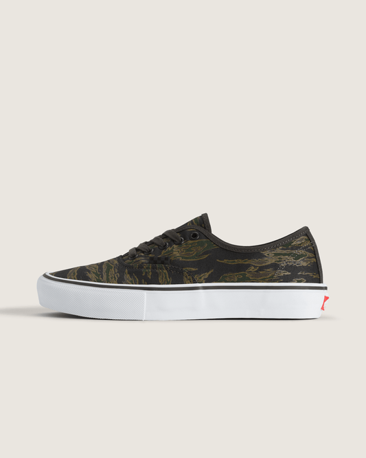 Skate Authentic Shoe in Camo Green / Black | Vans near me