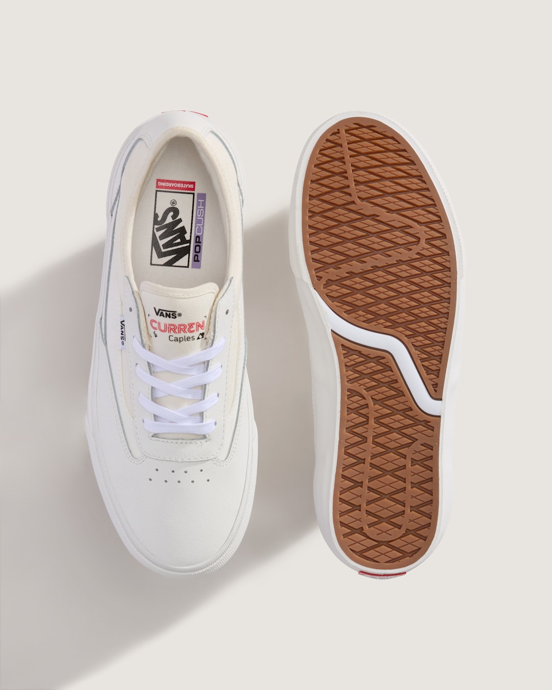 Skate Curren Caples Shoe in Blanc De Blanc White | Vans online
