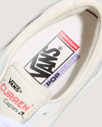 Skate Curren Caples Shoe in Blanc De Blanc White | Vans online