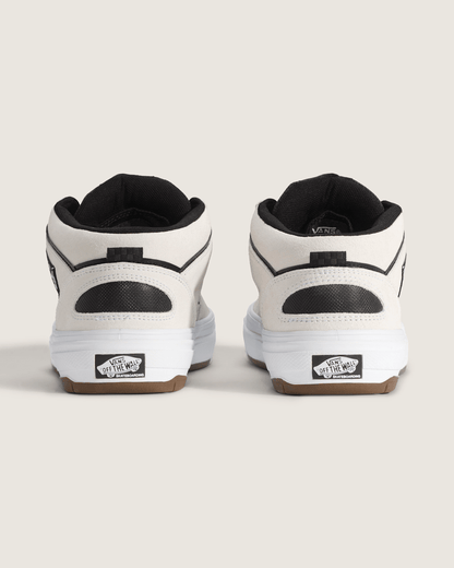 Skate Half Cab Wafflecup Shoe in White / Black | Vans sale