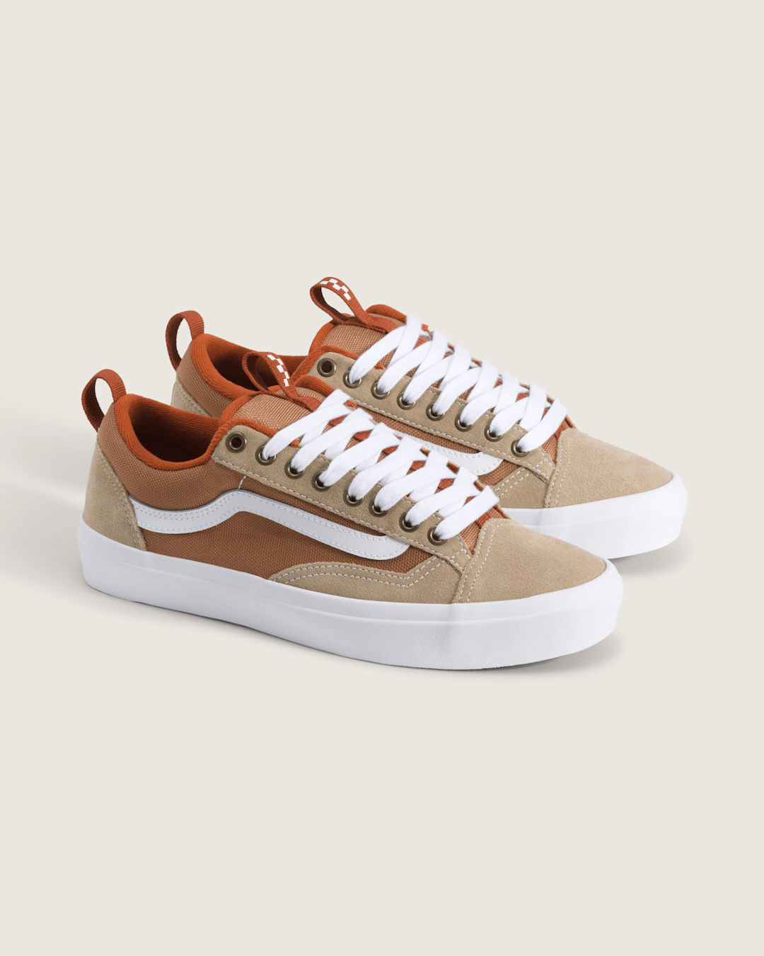 Skate Old Skool 36+ Shoe in Khaki Brown / Burnt Orange | Vans near me