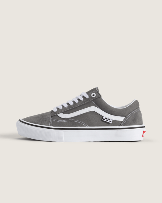 Skate Old Skool Shoe in Pewter Grey / White | Vans on sale