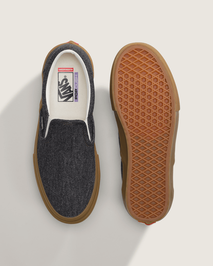 Skate Slip-On Shoe in Denim Black | Vans outlet