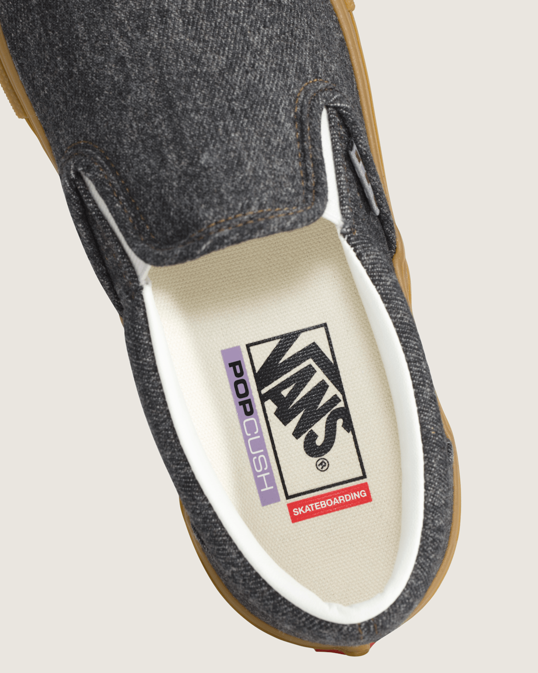 Skate Slip-On Shoe in Denim Black | Vans outlet