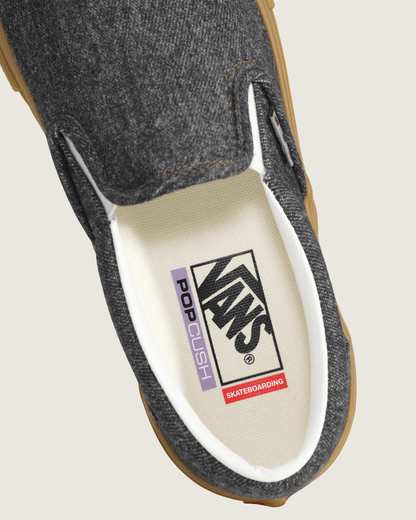 Skate Slip-On Shoe in Denim Black | Vans outlet