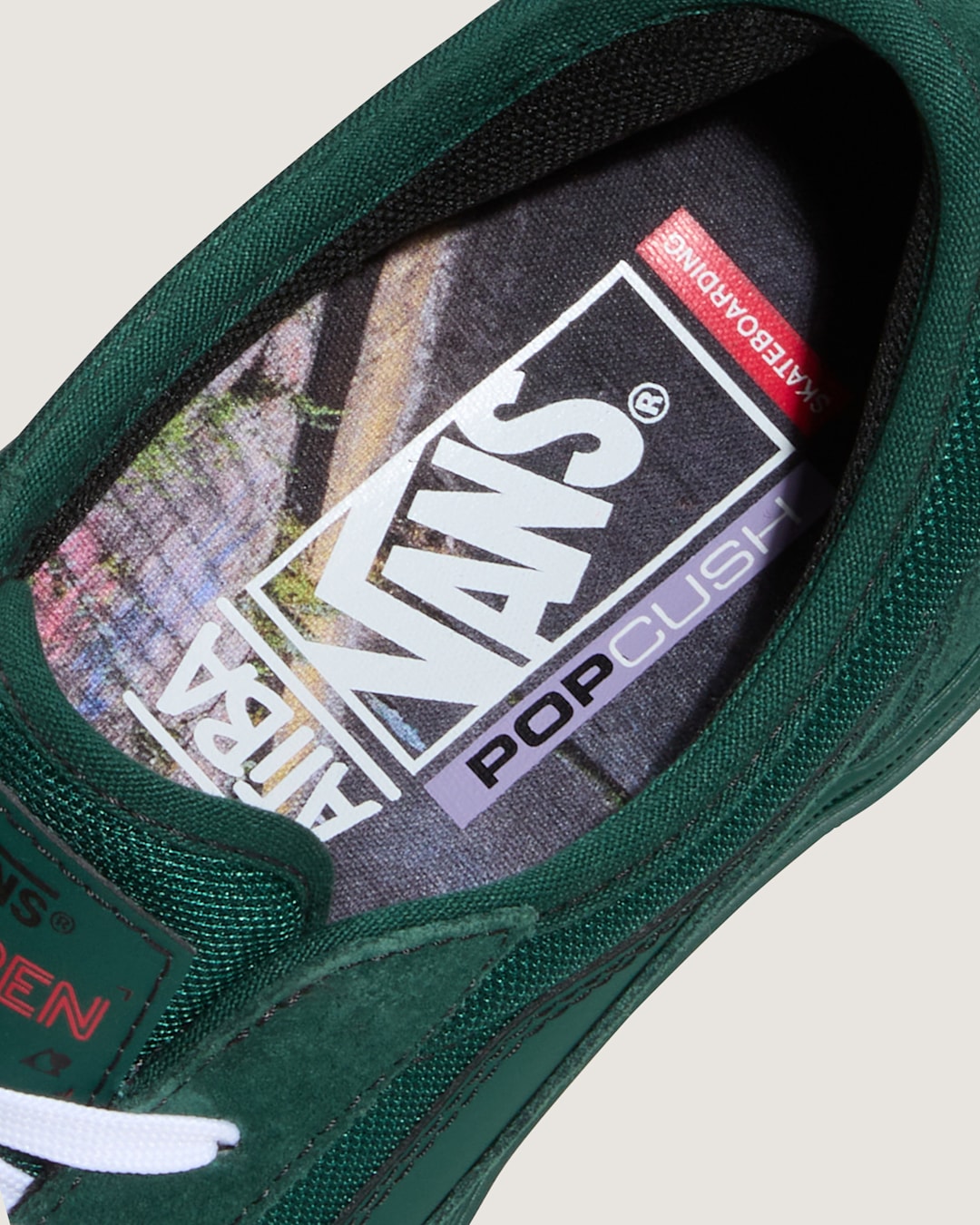 Skate Curren Caples by Atiba Jefferson in Atiba Emerald Green | Vans sale