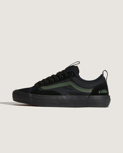 Skate Old Skool 36+ Shoe by Atiba Jefferson in Atiba Black / Dark Green | Vans discount