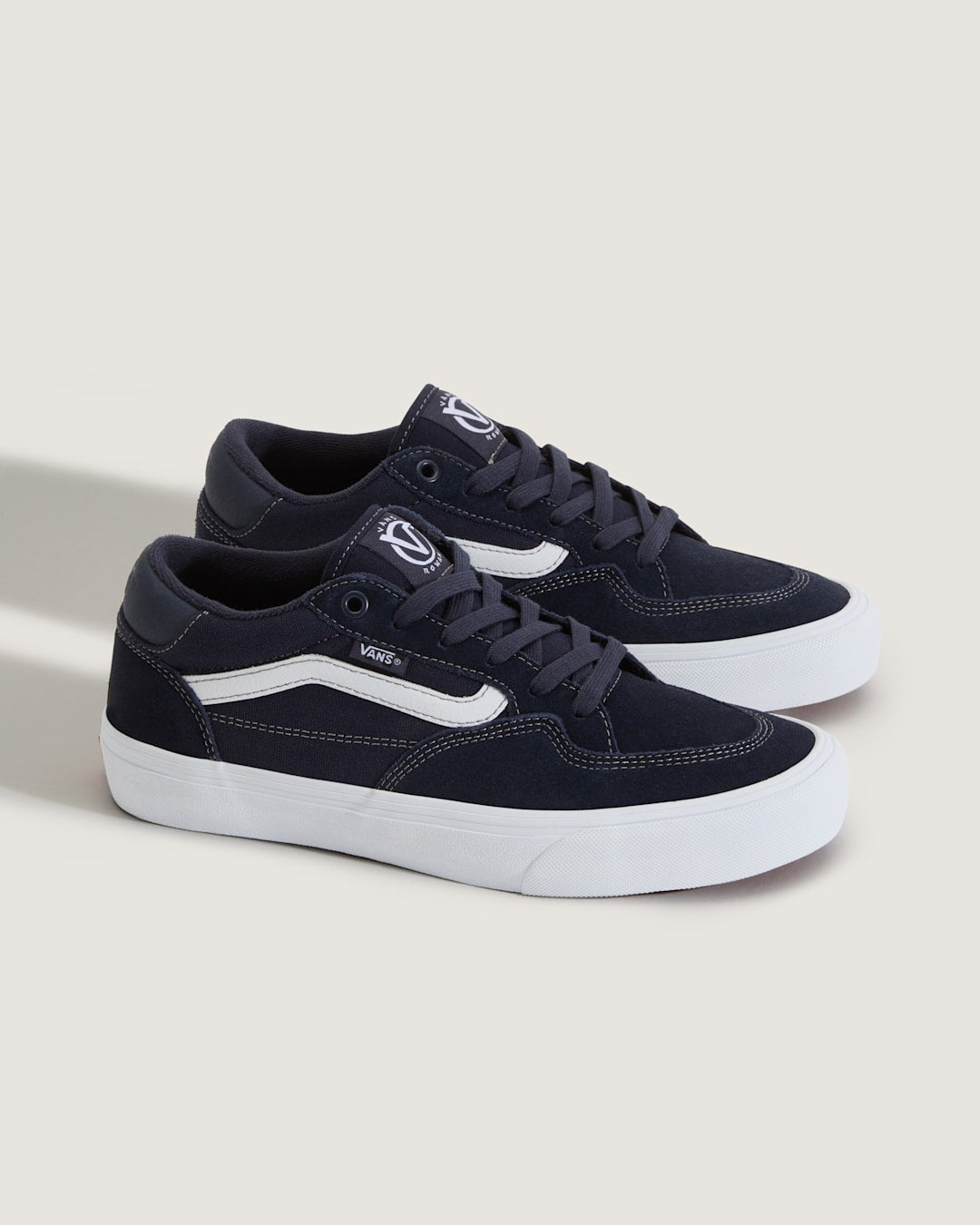 Skate Rowan Shoe in Navy Blue / White | Vans discount